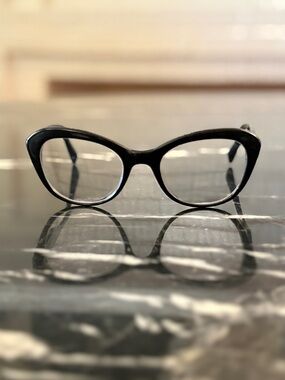 Warby Parker Goodney-100 Black Cateye Glasses